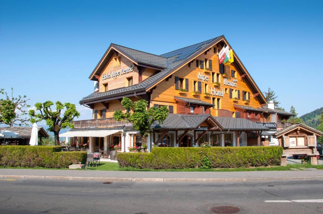Alpe Fleurie Hotel & Restaurant Villars-sur-Ollon Exterior foto